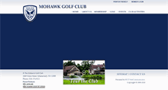 Desktop Screenshot of mohawkgolfclub.com